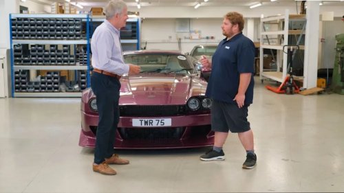 TWR, Ex-Top Gear Host Tiff Needell Gets To Drive the Epic V12 TWR Supercat