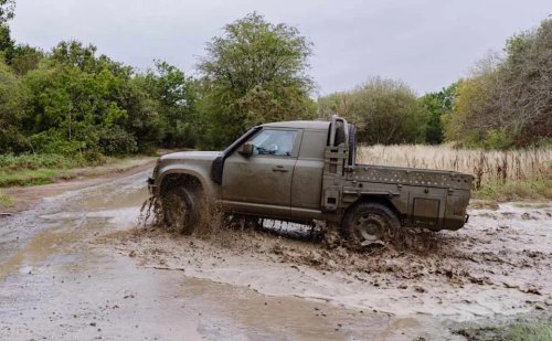 Oh Look: Land Rover Officially Built A Single-Cab Defender Pickup