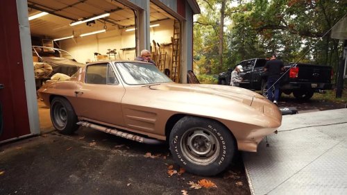 Dennis Collins Discovers A Saddle-On-Saddle 1964 Corvette Frozen In Time