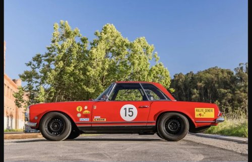 Mercedes-Benz, This AMG V8-Swapped 1963 Mercedes-Benz 230SL Pagoda Hides 354 HP And A Manual Gearbox