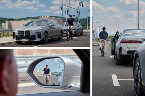 BMW, BMW's New Safety Tech Can Stop You From Opening a Door Into a Cyclist