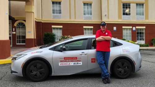 Toyota, This Toyota Holds A World Record For The Most Miles Per Gallon