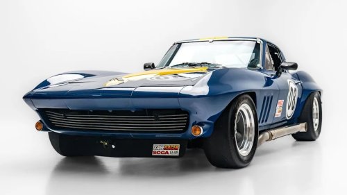 Chevrolet, Chevrolet Corvette, This Street-Legal 1965 Chevrolet Corvette Race Car Is Headed To Auction
