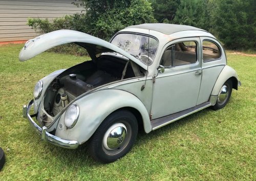 1959 1959 Volkswagen Beetle Deluxe Sunroof for Sale With 70,000 Miles