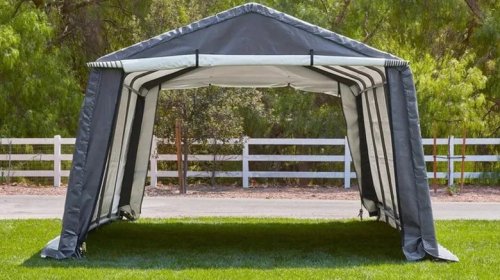 Harbor Freight's Portable Garage Is A 'Game Changer' For Storing Vehicles And Tools