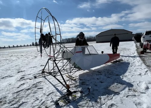 YouTuber Builds 40-MPH Gas-Powered “Snow Plane” to Survive a Blizzard—But Still Couldn’t Get Chicken Wings