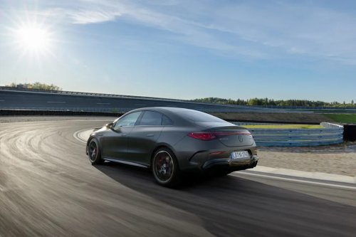 Mercedes, Mercedes-AMG's New CLA45 Is a 680-Horsepower Tri-Motor EV in Sedan and Wagon Flavors