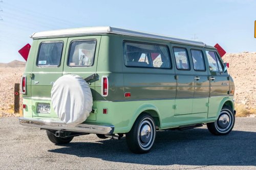 1972 Ford Econoline E-200 Camper Van for Sale With 51,100 Miles Shown