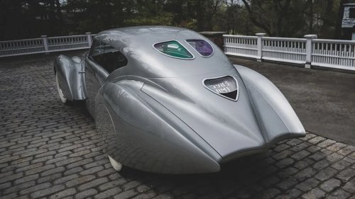 A 1937 Delage D8-120S Aerodynamic Coupe in Photos