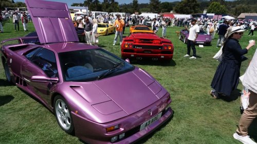 The Quail Flies into Monterey with Cars and Copters