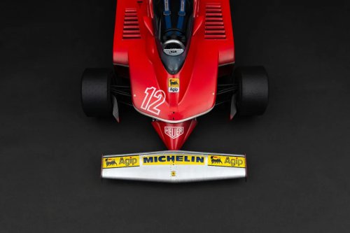 Gilles Villeneuve’s 312 Celebrated in 1:8 Scale Amalgam Model