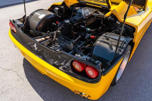 Ferrari, Ferrari F50, 1996 Ferrari F50 Heads to Mecum's Monterey Auction — A Rare Giallo Modena Icon For Sale