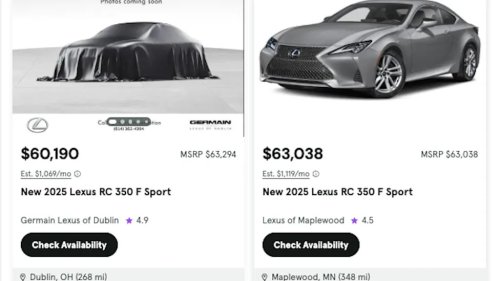 There Are 2 Brand-New Lexus RC Coupes Left in America