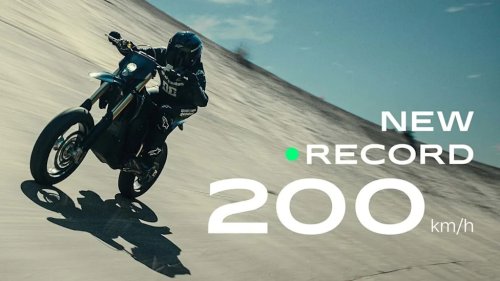 This Electric Supermoto Broke A Track Record Held By A V10 Racecar