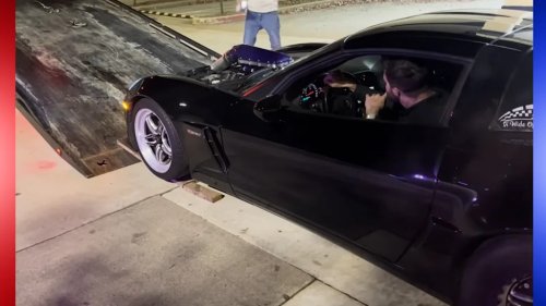 A Corvette Owner Claimed Police Were Waiting for Him, So He Called a Tow Truck