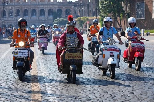 Rome celebrates Vespa's 80th anniversary
