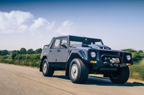 Enjoy the brilliantly absurd Lamborghini LM002