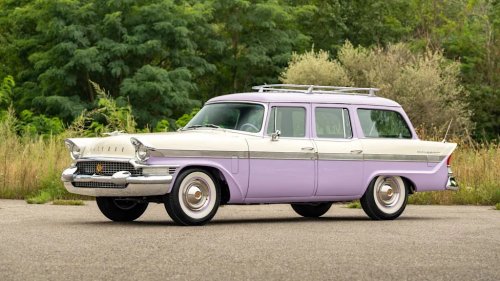 Packard's Last Wagon Wears Lilac: 1957 Clipper Country Sedan Heads To Audrain