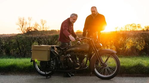 Actor Jason Momoa Now Has a Plug-In-Hybrid Harley-Davidson. And It's From The 1920s