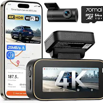 Upgrade your car safety with this 4K dash cam bundle deal at 40% off