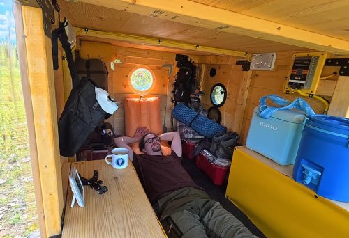 YouTuber Quiet Nerd Builds the Ultimate Electric 8×8 Micro Camper