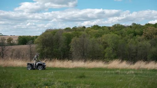 Can-Am's All-Electric Outlander ATV Is The Perfect Midwest and Eastern Hunting Partner. Silent And Reliable