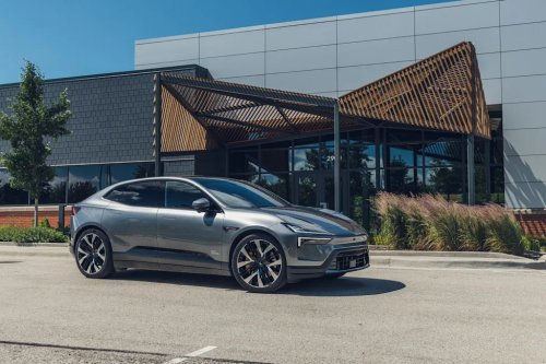 See Exterior Pics of the 2026 Polestar 4 Dual Motor Performance Plus