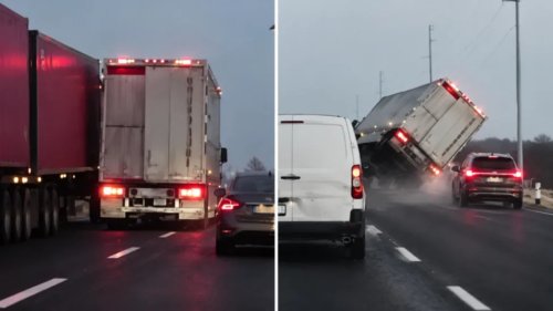 Viral Dashcam Catches a Trucker Blocking Every Car on the Highway Until it Ends in Tears