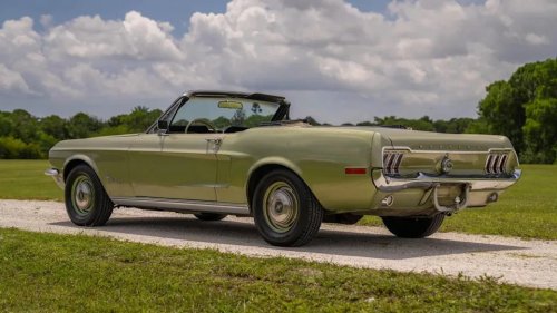 1968 Ford Mustang Convertible for Sale With 5,000 Miles Shown