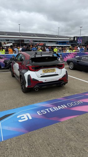 Here’s a Peek at the F1 Drivers’ Parking Lot in Silverstone