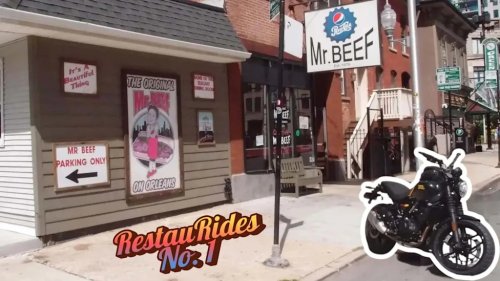 Riding To Mr. Beef, The Real-Life 'The Bear' Location, on a Royal Enfield Guerrilla 450