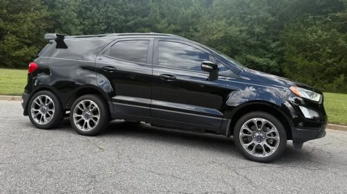 Ford, Ford EcoSport, Custom Six-Wheeled Ford EcoSport For Sale: Viewer Discretion Advised