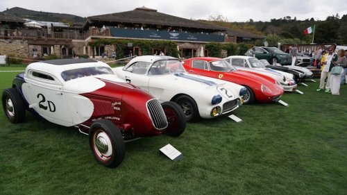 The Quail Flies into Monterey with Cars and Copters