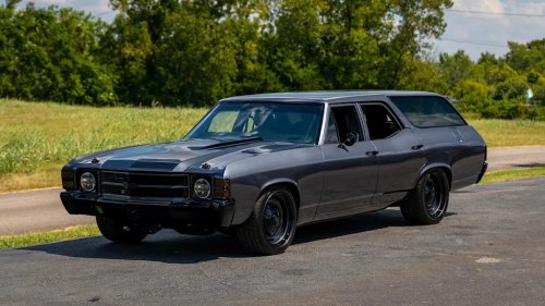 This Sinister-Looking 1972 Chevrolet Chevelle Wagon Restomod Is Looking For A New Home