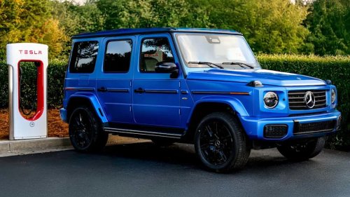 Mercedes, The 2027 Mercedes G 580 EV Gets A NACS Port, More Range, And Faster Charging