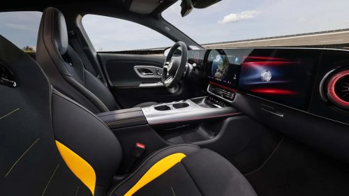 The New Mercedes-AMG CLA EV’s Huge Power Comes From Three Tiny Motors