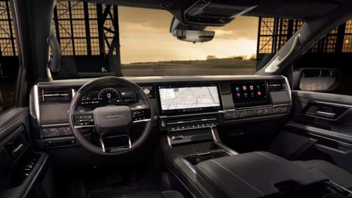 GMC, Redesigned 2027 GMC Sierra Revealed With New V8s, Over 60 inches of Screens