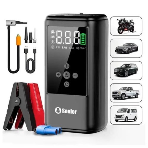 Ditch roadside assistance for a $38 tire inflator and jump starter combo