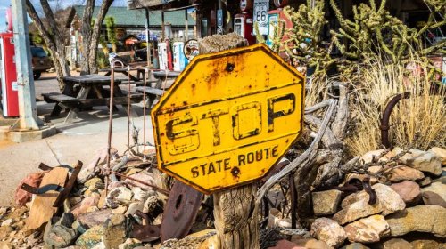 Why Are Some Stop Signs Blue? Here's What It Means