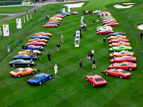 World’s Largest Gathering of Lamborghini Miuras Sees 43