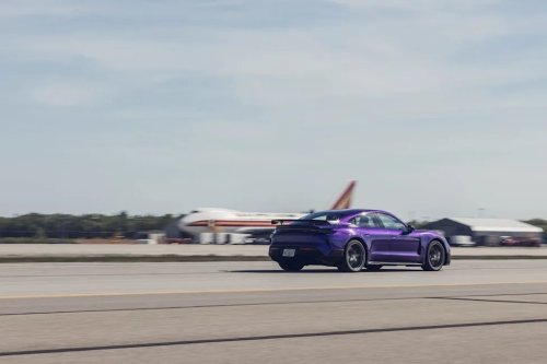 Porsche Taycan Turbo GT Weissach at the 0–150–0-MPH Speed Test 2026