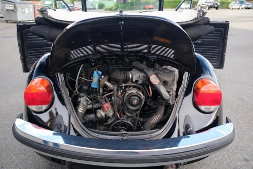 1979 Volkswagen Super Beetle Convertible for Sale With 9,700 Miles Shown