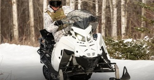 Nearly every military branch is buying up snowmobiles—including a new Polaris 850 Voyageur