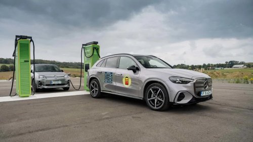The Mercedes GLC Electric Just Drove 393 Miles With One 17-Minute Charge