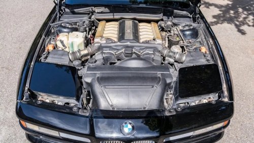 BMW, Someone Is Selling This Classic BMW Coupe With V12 Power And Pop-Up Headlights