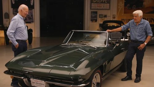 Chevy, Watch Jay Leno Drive With Joe Biden in His 1967 Single-Owner Chevy Corvette