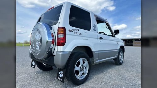 Mitsubishi, Mitsubishi Pajero, MINI, This Mitsubishi Pajero Mini Is a Factory JDM Snoopy Edition