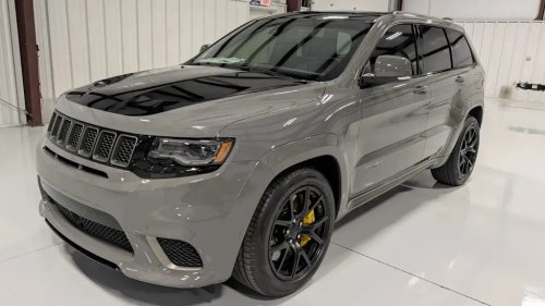 Lightly Used 2021 Jeep Grand Cherokee Trackhawk Sold For A Whopping $145,000