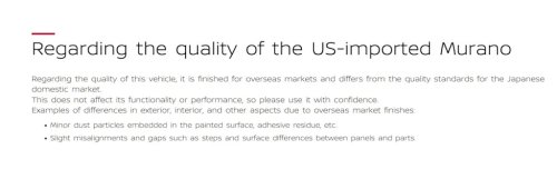 Toyota, Nissan, Toyota And Nissan Warn Japanese Customers About Quality of Cars Imported From the USA