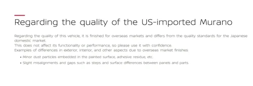 Toyota, Nissan, Toyota And Nissan Warn Japanese Customers About Quality of Cars Imported From the USA